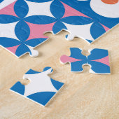 Folklore Floral Kaart: Scandinavisch design. Legpuzzel (Zijkant)