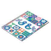 Folklore Floral Kaart: Scandinavisch design. Notitieboek (Linkerzijde)