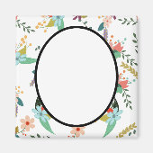 Folklore Florals | Personeel cadeaudecor Magneet (Voorkant)