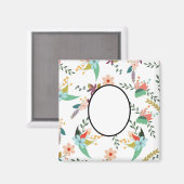 Folklore Florals | Personeel cadeaudecor Magneet (Voorkant / Achterkant)