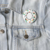 Folklore Florals | Personeel cadeaudecor Ronde Button 5,7 Cm (In situ)