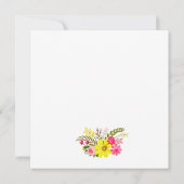 Folklore Flower Garden Save the Date (Achterkant)