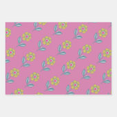 Folklore Flower Wrapping Paper (Voorkant 2)
