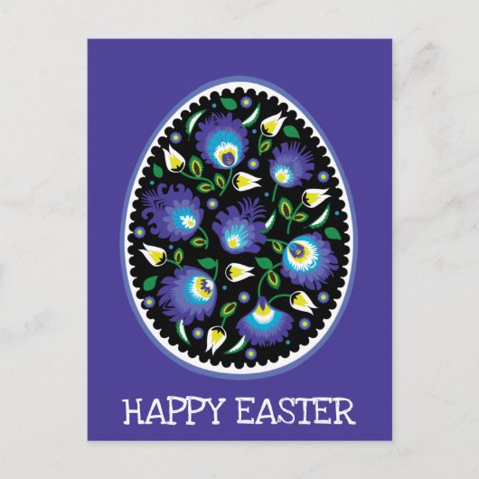 Folklore Happy Easter Briefkaart (Voorkant)