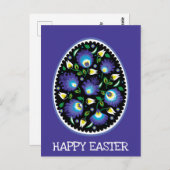 Folklore Happy Easter Briefkaart (Voorkant / Achterkant)