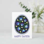 Folklore Happy Easter Briefkaart (Staand voorkant)