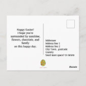 Folklore Happy Easter [egg] Briefkaart (Achterkant)