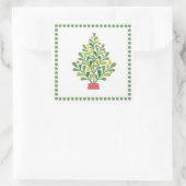 Folklore Kerstboom Sticker (Tas)