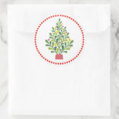 Folklore Kerstboom Sticker (Tas)