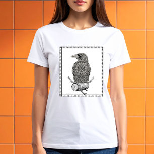 Folklore Kraai in Mythologie Unisex T-shirt
