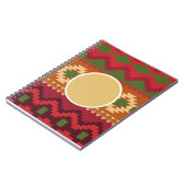 Folklore Nordic Pattern | Personeel cadeaudecor Notitieboek (Linkerzijde)