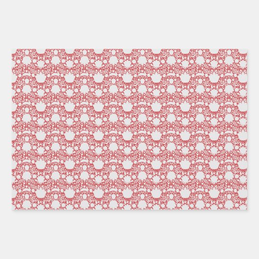 Folklore Papier voor Christmas Wrapping Inpakpapier Vel (Voorkant 2)