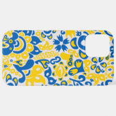 Folklore pattern with Oekrainian flag covu iPhone Hoesje (Achterkant horizontaal)