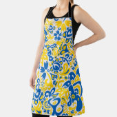 Folklore pattern with Oekrainian flag covu Schort (Insitu)