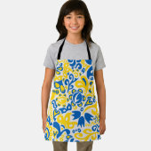 Folklore pattern with Oekrainian flag covu Schort (Insitu)