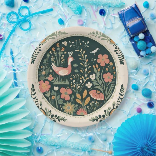 Folklore Spring Papieren Bordje (Feest)