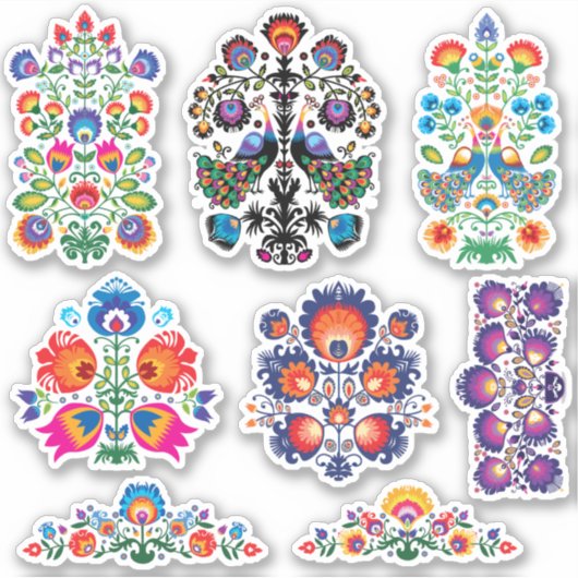 Folklore-sticker Sticker (Voorkant)