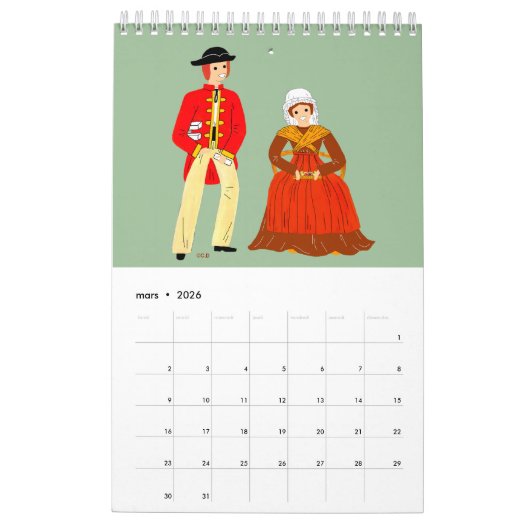 Folklore van Île de France Kalender (Mar 2026)