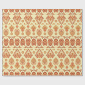 Folkloric Batik  ornament. Ethnic Floral se Cadeaupapier (Vlak)