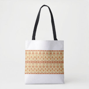 Folkloric Batik  ornament. Ethnic Floral se Tote Bag