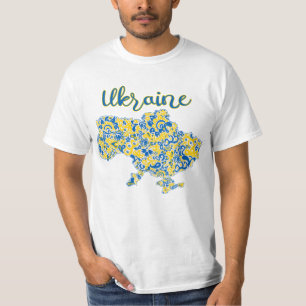 Folkloric Patrografie Oekraïne T-Shirt