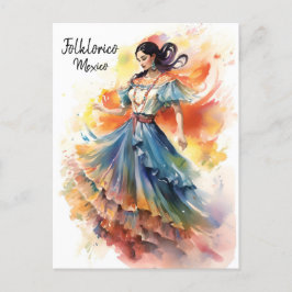 Folklorico Dance Mexico Briefkaart - Wereld van de