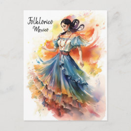 Folklorico Dance Mexico Briefkaart - Wereld van de