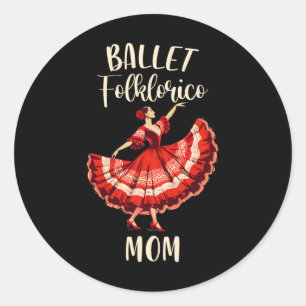 Folklorico Dans Mexicaanse Folklorico Ballet Folkl Ronde Sticker