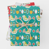 Folklorico Pattern Set A Inpakpapier Vel (In situ)