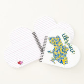 Folkloristisch patroon en Oekraïne-typografie Notitieboek (Binnen)