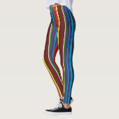 Folkloristische patronen abstractie leggings (Links)