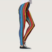 Folkloristische patronen abstractie leggings (Rechts)