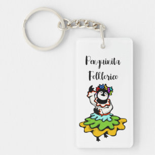 Folkloristische Penguindanseres Sleutelhanger