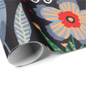 Folkpatroon, naadloos textielontwerp met helder cadeaupapier (Rol Hoek)