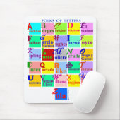 Folks of Letters Muismat (Met muis)