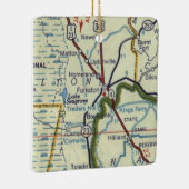 Folkston Georgia  kaart Keramisch Ornament (Rechts)