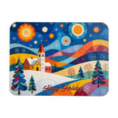Folksy Christmas   Magneet (Horizontaal)