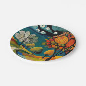 Folksy Country Scene Papieren Bordje (Gekanteld)