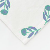 Folksy Flower Blanket Fleece Deken (Hoek)