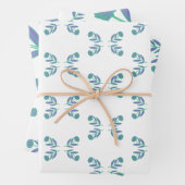 Folksy Flowers inpakpapier (In situ)