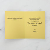 Folksy Forest Badger Crochet Sock Denken aan jou Kaart (Binnen)