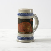Folksy Oranje Cat Bierpul (Voorkant rechts)