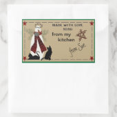 Folksy Sneeuwman en Katten Treat Labels (Tas)