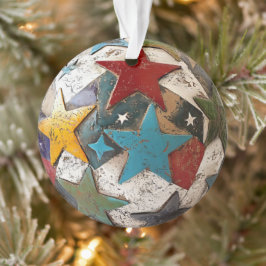 Folksy Stars Ornament