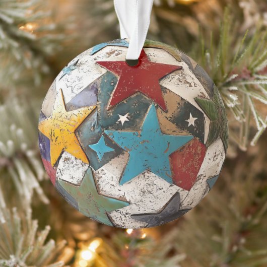 Folksy Stars Ornament (Boom)