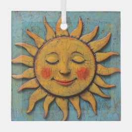 Folksy Sun Glas Ornament