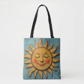 Folksy Sun Tote Bag (Voorkant)