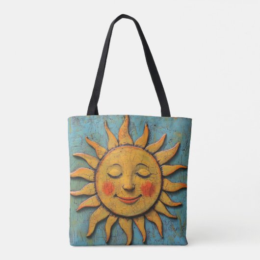 Folksy Sun Tote Bag (Achterkant)