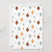 Folky Herfst Foto Feestdagenkaart (Achterkant)