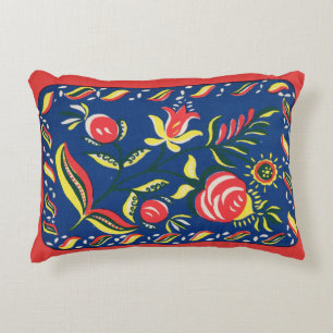 folky Pennsylvania Dutch motif Accent Kussen